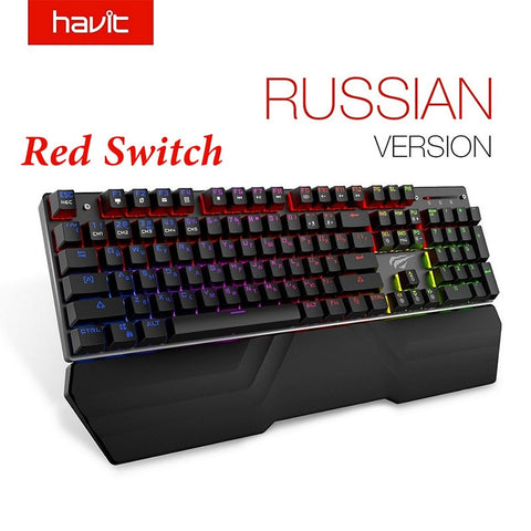 HAVIT Mechanical Keyboard 87/104 keys Blue or Red Switch