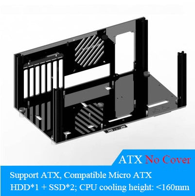 DIY Acrylic ATX Computer Case Compatible Micro-ATX MATX