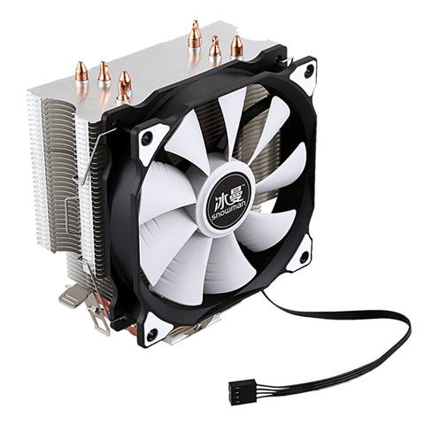 SNOWMAN CPU Cooler Master 4 Pure Copper Heat-pipes