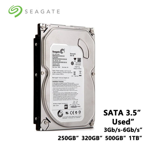 Seagate 250GB 320GB 500GB 1TB Desktop PC 3.5" Internal