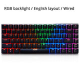 Ajazz AK33 mechanical gaming keyboard wired Russian/English