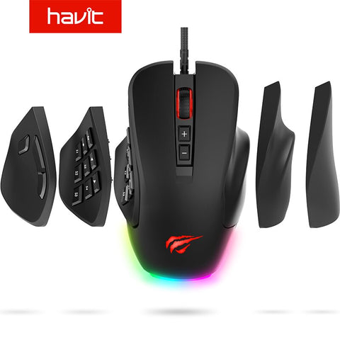 Souris de jeu Havit souris filaire 10000 DPI