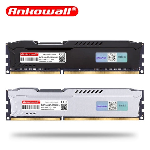 Ankowall DDR3 8GB 4GB 1600/1333 MHz