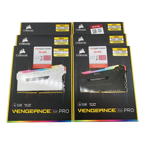 CORSAIR RGB PRO 16GB(8GBX2pcs) 64GB(16GBX4pcs) in one