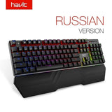 HAVIT Mechanical Keyboard 104 Keys Blue Switch Gaming Keyboard