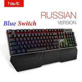 HAVIT Mechanical Keyboard 87/104 keys Blue or Red Switch