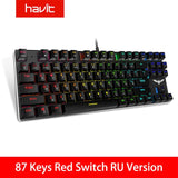 HAVIT Mechanical Keyboard 87/104 keys Blue or Red Switch