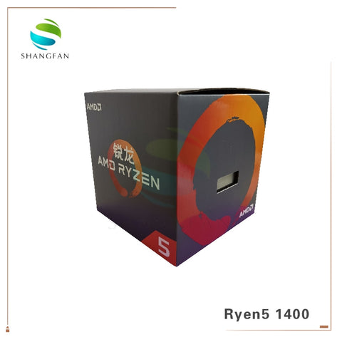New AMD Ryzen 5 1400 R5 1400 3.2 GHz