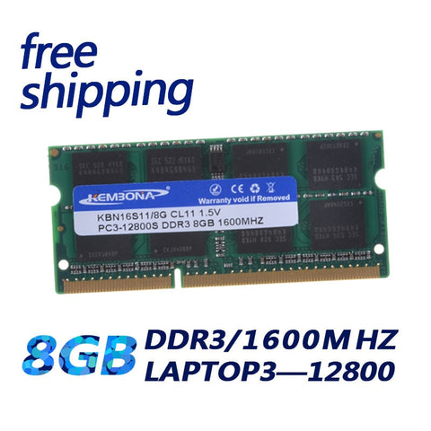 KEMBONA  Notebook Laptop DDR3 8GB DDR3 8G 1600Mhz
